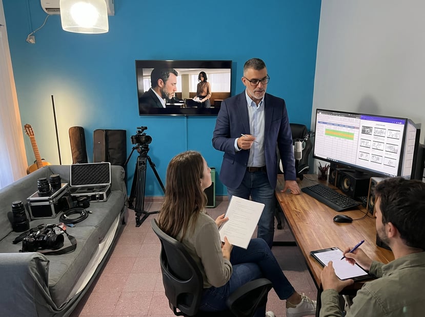 reunión de producción